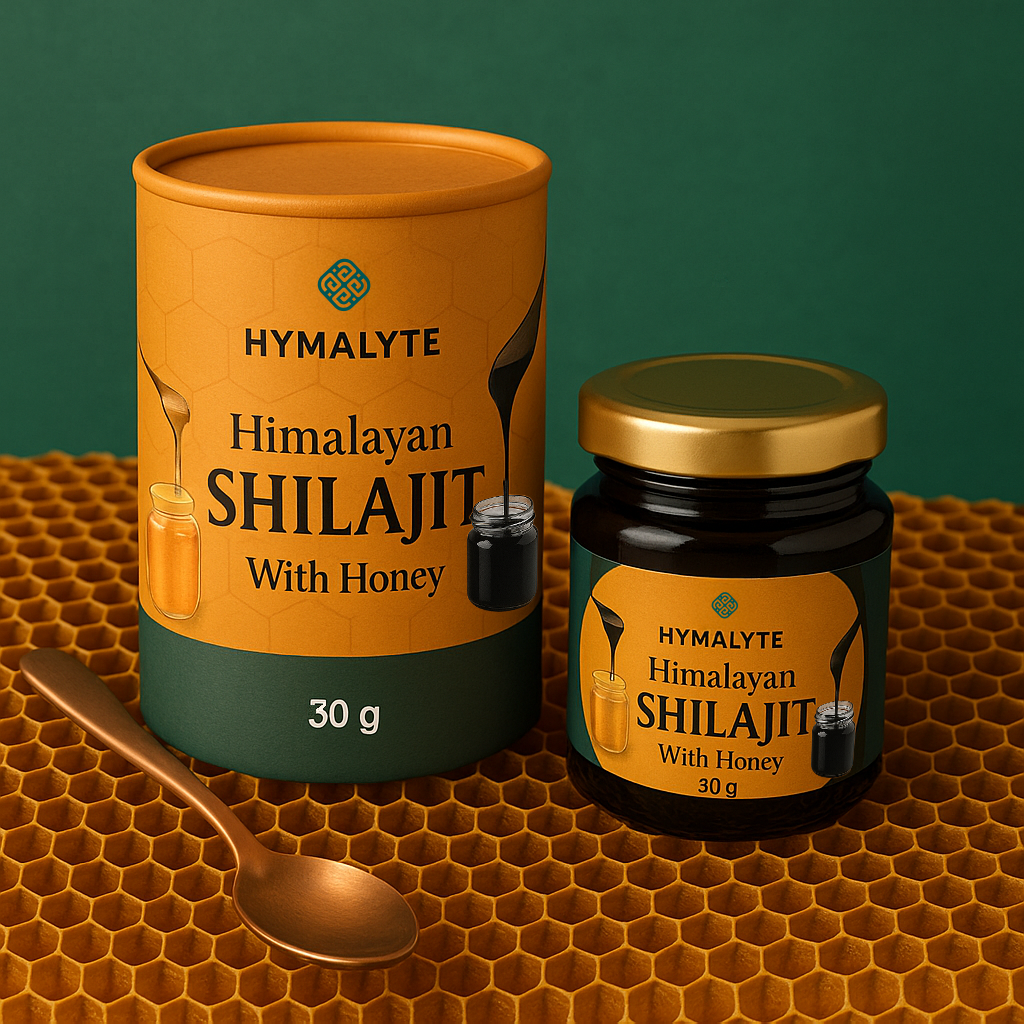 Hymalyte 100% Pure Shilajit Resin with Honey