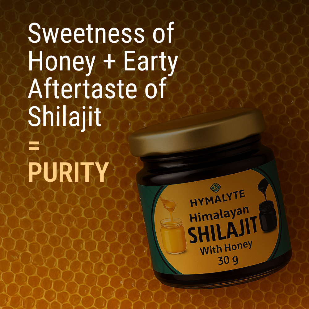 Hymalyte 100% Pure Shilajit Resin with Honey